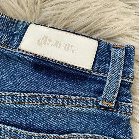 RE/DONE Women's 70s High Rise Stove Pipe Jeans 26 - Picture 6 of 10